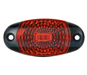 Red Oval LED Marker Lamp FT-025C